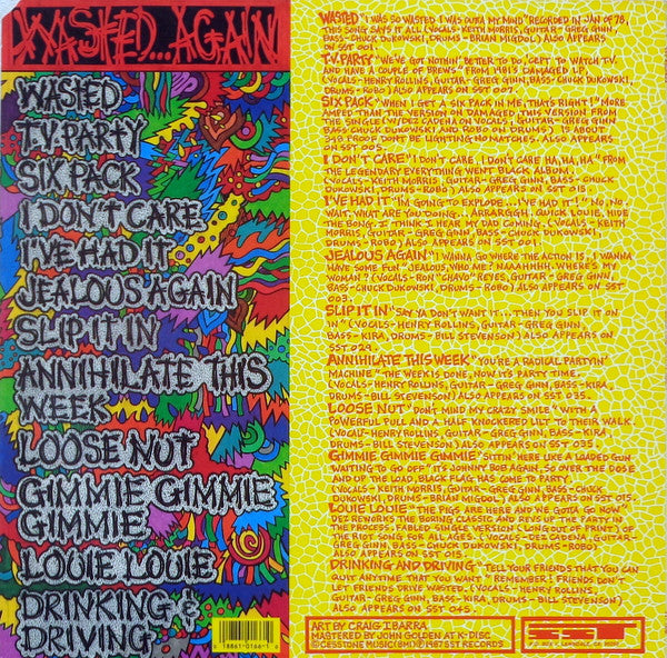 Black Flag : Wasted...Again (LP,Compilation)