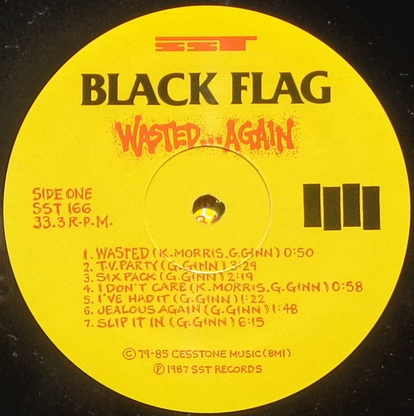 Black Flag : Wasted...Again (LP,Compilation)