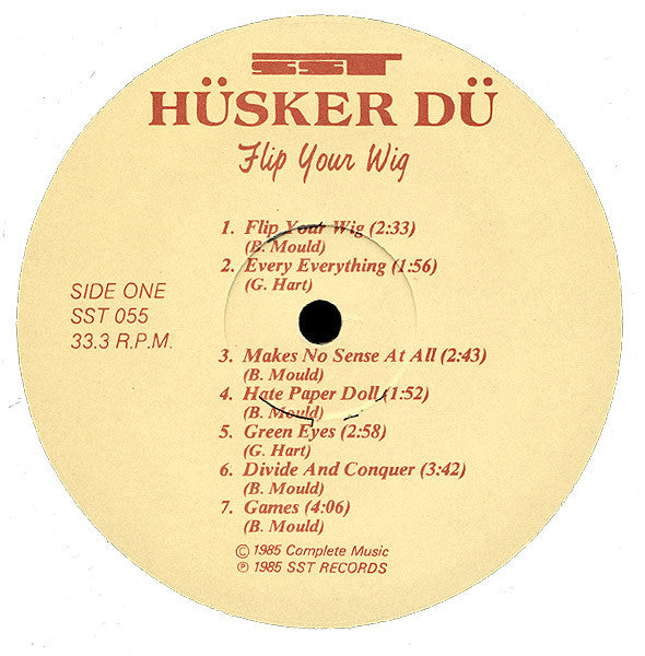 Hüsker Dü : Flip Your Wig (LP,Album)