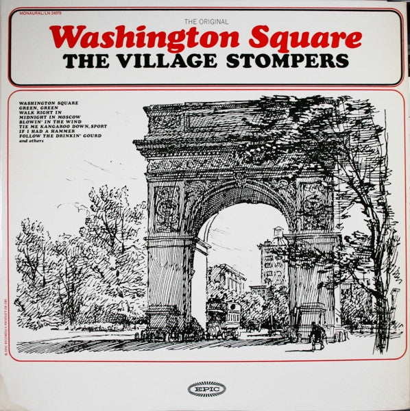 Village Stompers, The : The Original Washington Square (LP,Album,Mono)