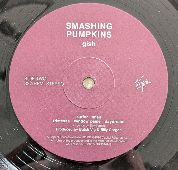 Smashing Pumpkins, The : Gish (LP,Album,Reissue,Remastered)