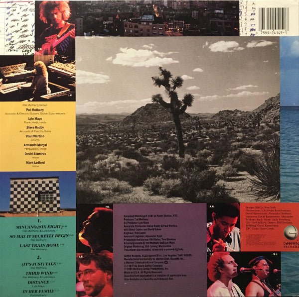 Pat Metheny Group : Still Life (Talking) (LP,Album)