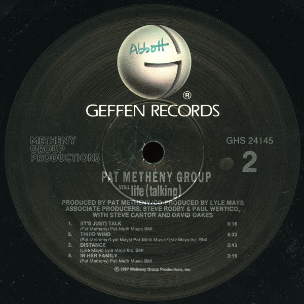 Pat Metheny Group : Still Life (Talking) (LP,Album)