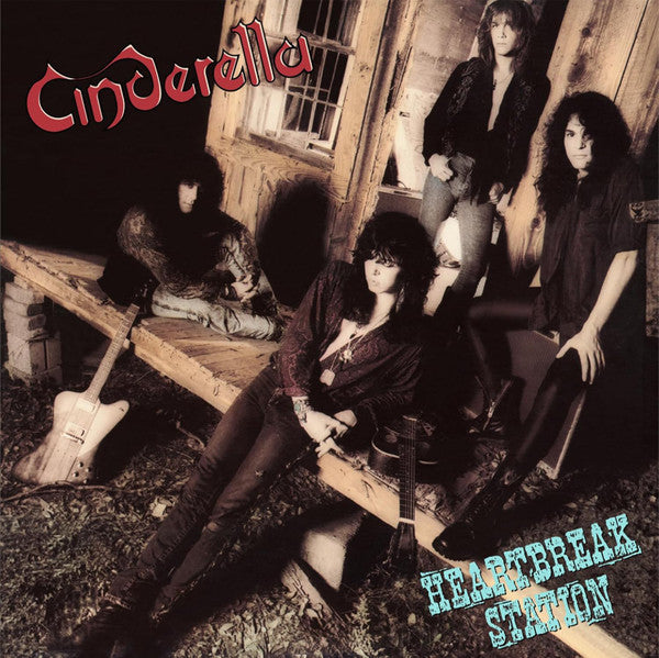Cinderella (3) : Heartbreak Station (LP,Album,Reissue)