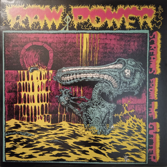 Raw Power (2) : Screams From The Gutter (LP,Album,Reissue)