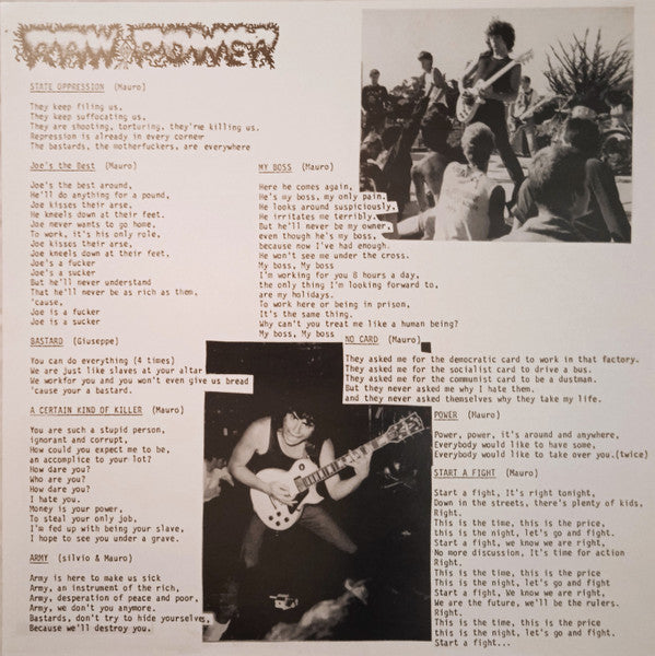 Raw Power (2) : Screams From The Gutter (LP,Album,Reissue)