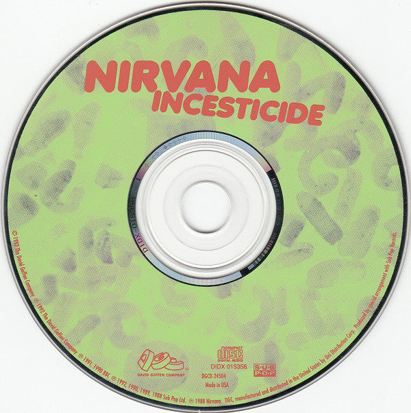 Nirvana : Incesticide (Compilation)