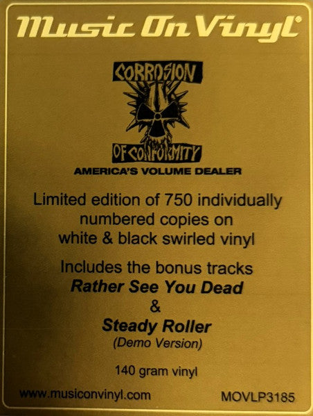 Corrosion Of Conformity : America’s Volume Dealer (LP,Limited Edition,Numbered,Reissue)