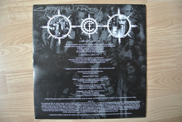 Carpathian Forest : Morbid Fascination Of Death (LP,Album,Reissue)