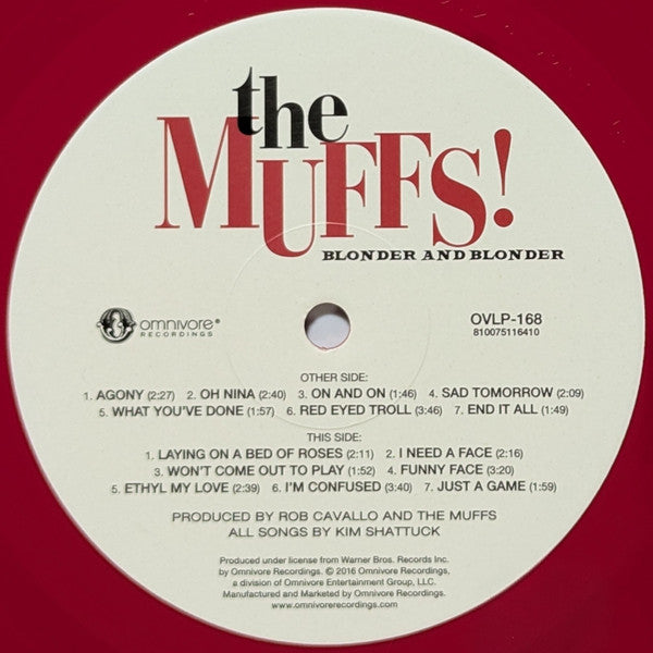 Muffs, The : Blonder And Blonder (LP,Album,Reissue)
