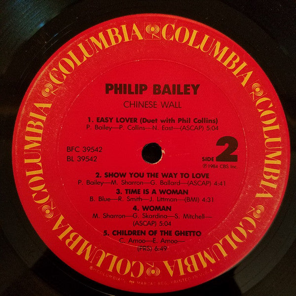 Philip Bailey : Chinese Wall (LP,Album,Stereo)