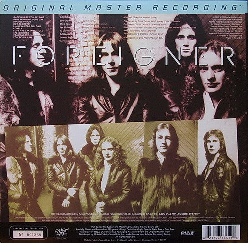 Foreigner : Double Vision (LP,Album,Limited Edition,Numbered,Reissue,Remastered,Stereo)