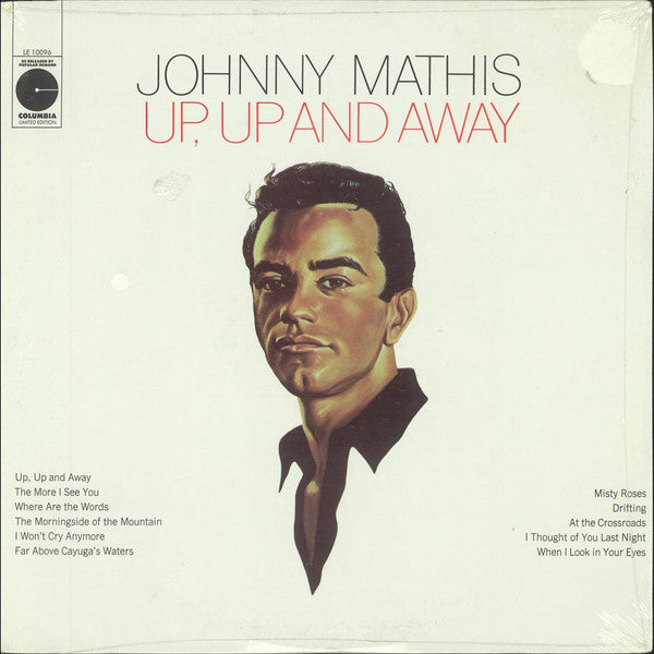 Johnny Mathis : Up,Up And Away (LP,Album,Stereo)