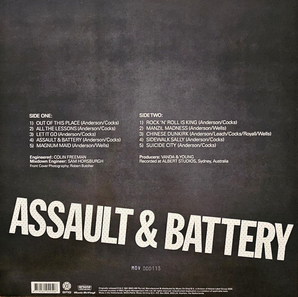 Rose Tattoo : Assault & Battery (LP,Limited Edition,Numbered)