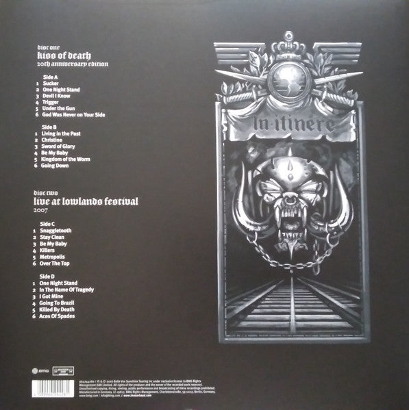 Motörhead : Kiss Of Death (LP,Album,Remastered)