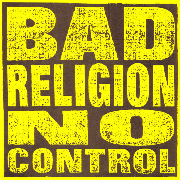 Bad Religion : No Control (LP,Album,Stereo)