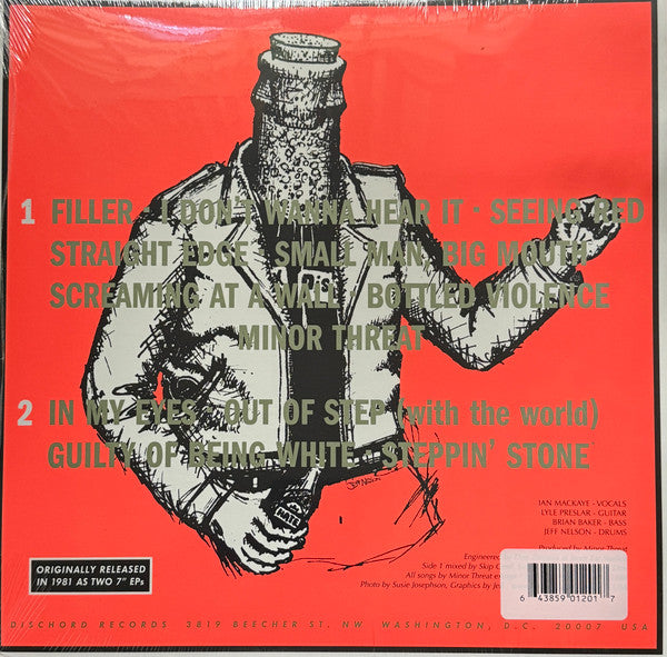 Minor Threat : Minor Threat (LP,45 RPM,Compilation,Repress)
