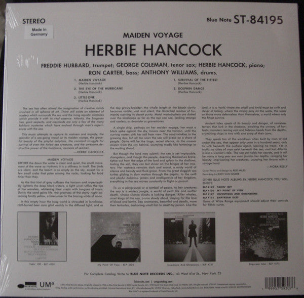 Herbie Hancock : Maiden Voyage (LP,Album,Reissue,Stereo)