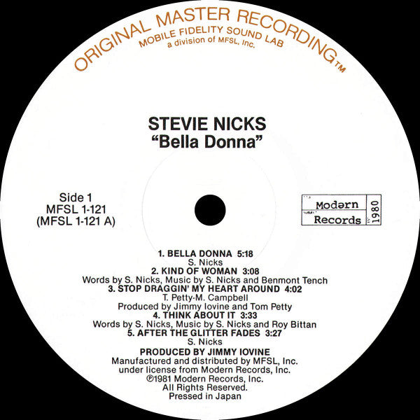 Stevie Nicks : Bella Donna (LP,Album,Reissue,Remastered,Stereo)