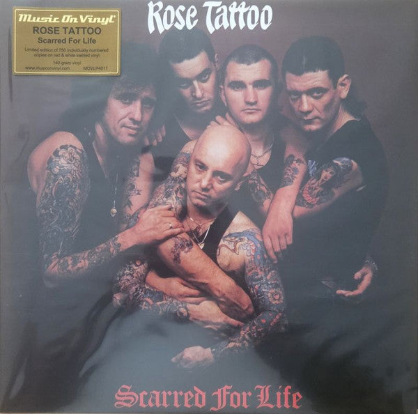 Rose Tattoo : Scarred For life (LP,Numbered,Reissue,Stereo)