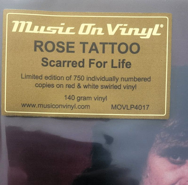 Rose Tattoo : Scarred For life (LP,Numbered,Reissue,Stereo)