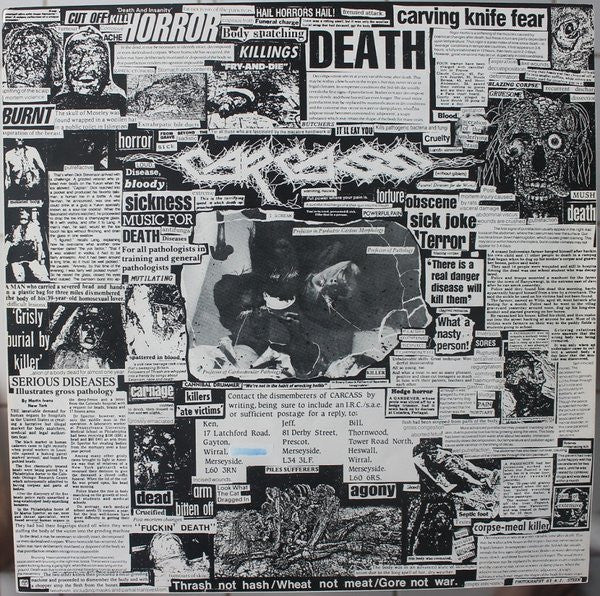 Carcass : Reek Of Putrefaction (LP,Album)