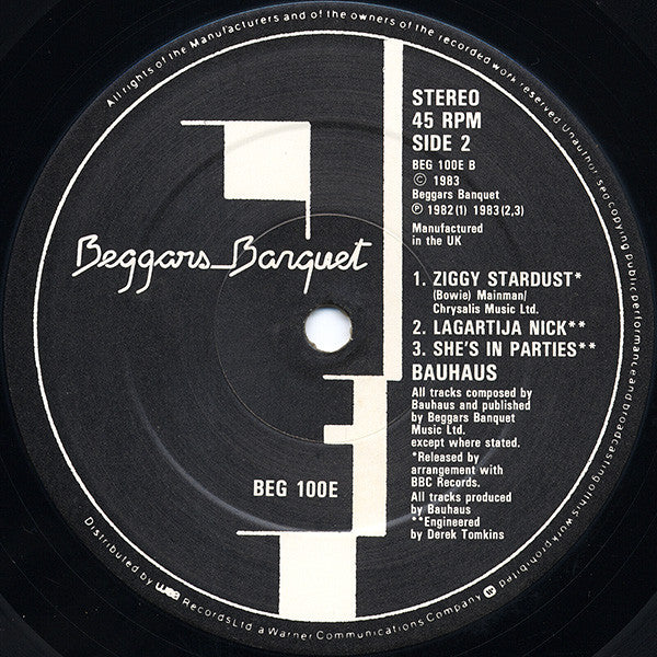 Bauhaus : The Singles 1981-1983 (12",45 RPM,Compilation)