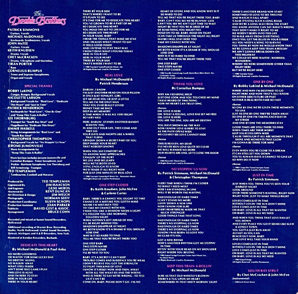 Doobie Brothers, The : One Step Closer (LP,Album)