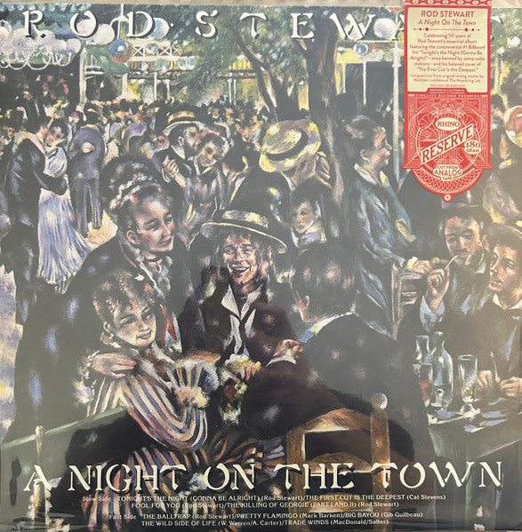 Rod Stewart : A Night On The Town (LP,Album,Reissue)