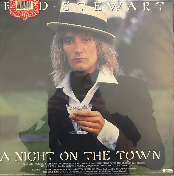 Rod Stewart : A Night On The Town (LP,Album,Reissue)