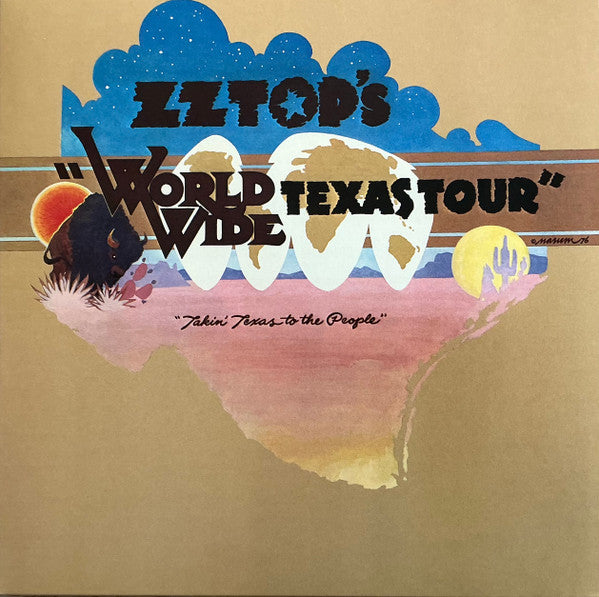 ZZ Top : ZZ Top's World Wide Texas Tour (LP,Compilation,Reissue,Stereo)