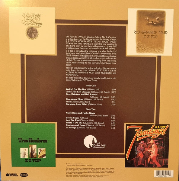 ZZ Top : ZZ Top's World Wide Texas Tour (LP,Compilation,Reissue,Stereo)