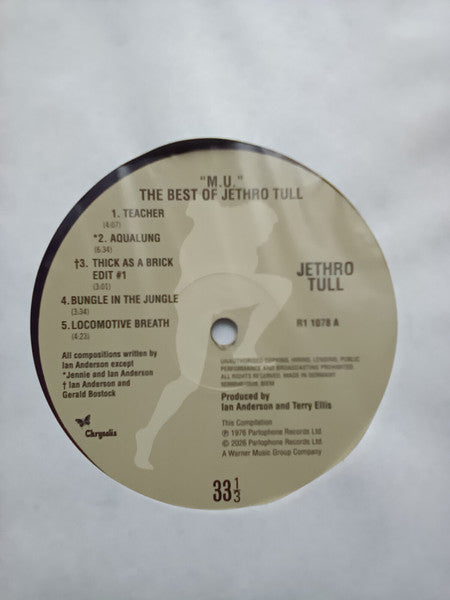 Jethro Tull : M.U.- The Best Of Jethro Tull (LP,Compilation,Reissue)