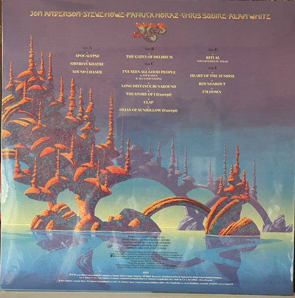 Yes : Live At Roosevelt Stadium, Jersey City, NJ June 17, 1976 (LP,Album)