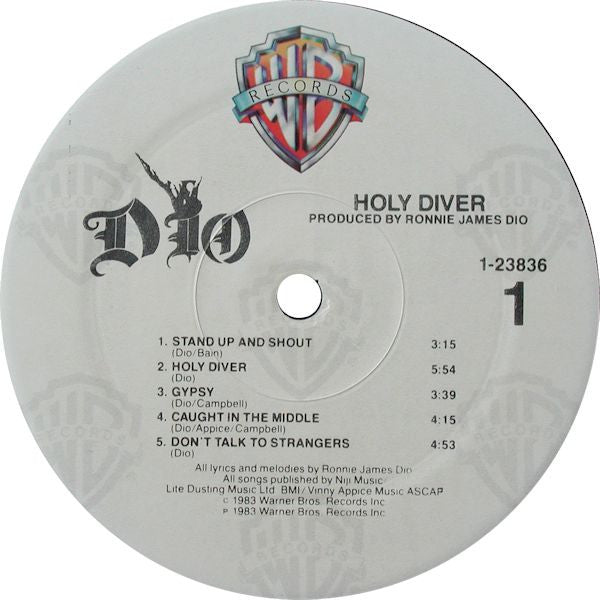 Dio (2) : Holy Diver (LP,Album)