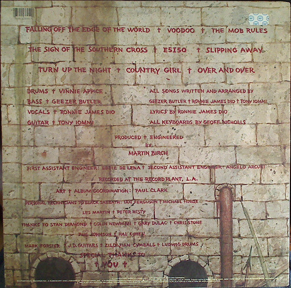 Black Sabbath : Mob Rules (LP,Album)