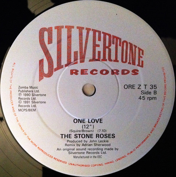 Stone Roses, The : Waterfall (12",45 RPM)