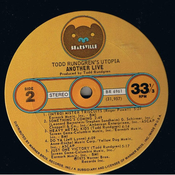 Utopia (5) : Another Live (LP,Album)