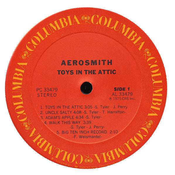 Aerosmith : Toys In The Attic (LP,Album)