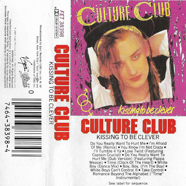 Culture Club : Kissing To Be Clever (Album)