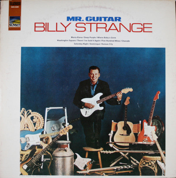 Billy Strange : Mr. Guitar (LP,Album,Reissue,Styrene,Stereo)