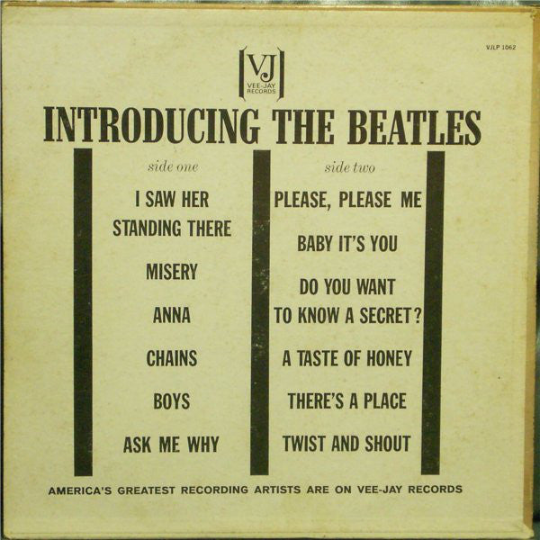 Beatles, The : Introducing... The Beatles (LP,Album,Mono)