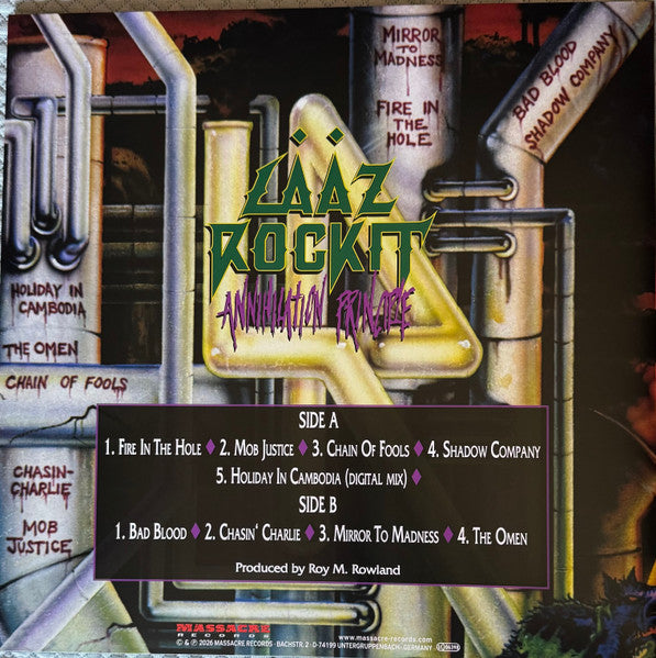 Laaz Rockit : Annihilation Principle (LP,Album,Limited Edition,Reissue,Remastered)