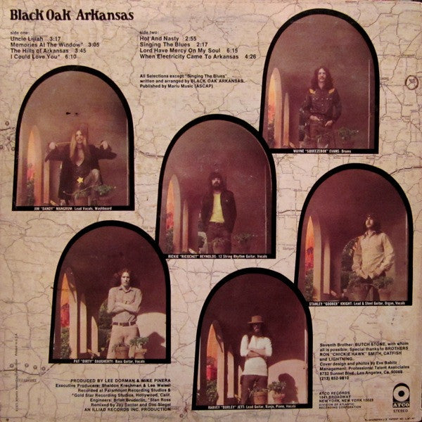 Black Oak Arkansas : Black Oak Arkansas (LP,Album)