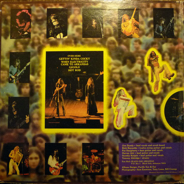 Black Oak Arkansas : Raunch 'N' Roll Live (LP,Album)