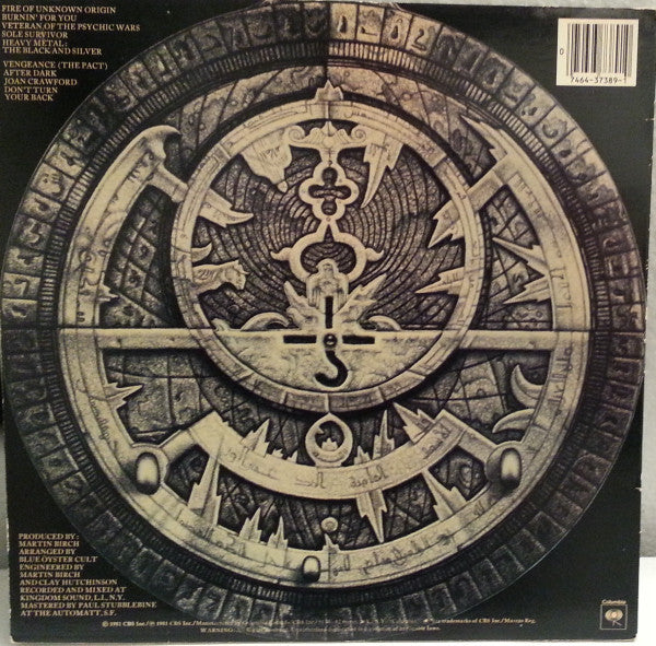 Blue Öyster Cult : Fire Of Unknown Origin (LP,Album)