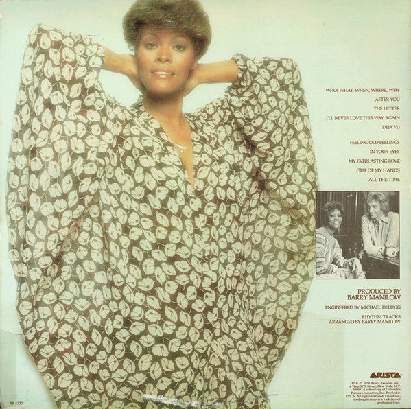 Dionne Warwick : Dionne (LP,Album)