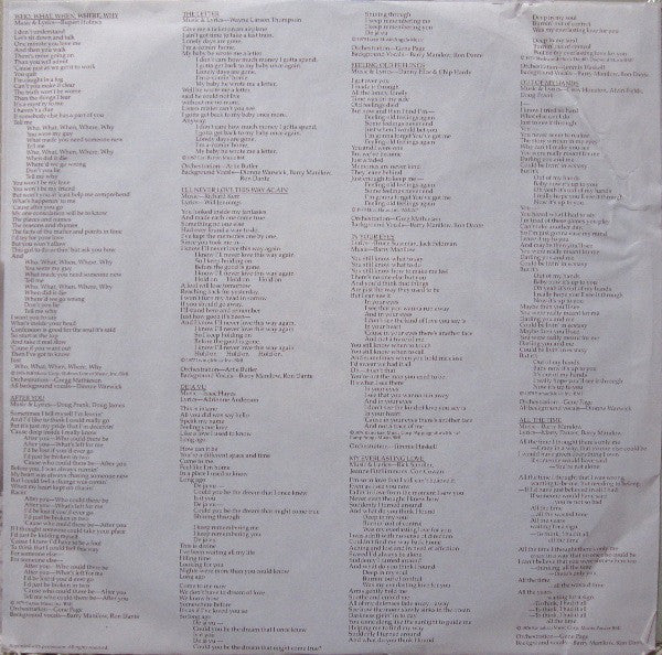 Dionne Warwick : Dionne (LP,Album)