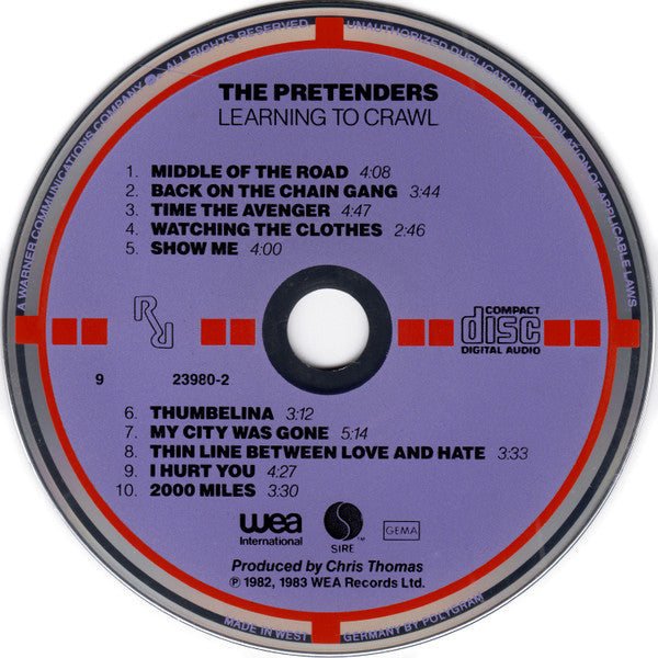 Pretenders, The : Learning To Crawl (Album)