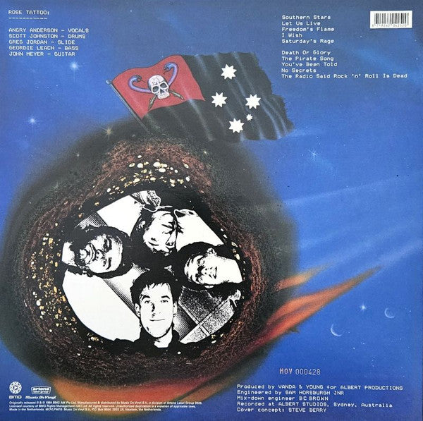 Rose Tattoo : Southern Stars (LP,Limited Edition,Numbered,Reissue)